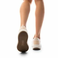 KAY Denim Star Patchwork Platform Fashion Sneakers PINK/WHITE -DREAM PAIRS Sales 0705 PINK WHITE8