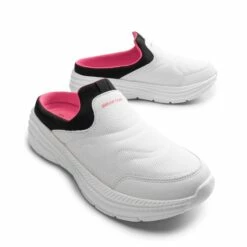 Slip On Knit Platform Walking Shoes WHITE -DREAM PAIRS Sales 0709 WHITE2