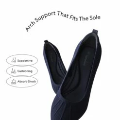 Low Kitten Heel Knit Pumps NAVY 14 Low Kitten Heel Knit Pumps NAVY -DREAM PAIRS Sales 0711 NAVY205