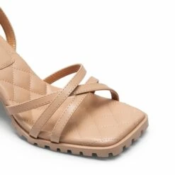 Non-Slip Square Toe Strappy Sandals NUDE -DREAM PAIRS Sales 0712 NUDE5