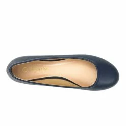 Comfortable Ballerina Walking Flats NAVY PU -DREAM PAIRS Sales 0713 SOLE SIMPLE 0037 Navy Pu 03