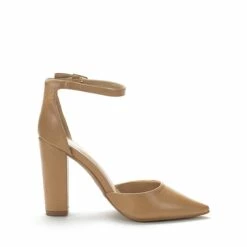 Pointed Toe Chunky Heel Pumps NUDE PU 12 Pointed Toe Chunky Heel Pumps NUDE PU -DREAM PAIRS Sales 0718 Nude Pu 03