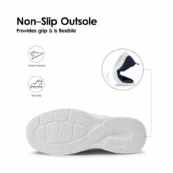 Lightweight Knit Slip On Walking Sneakers NAVY