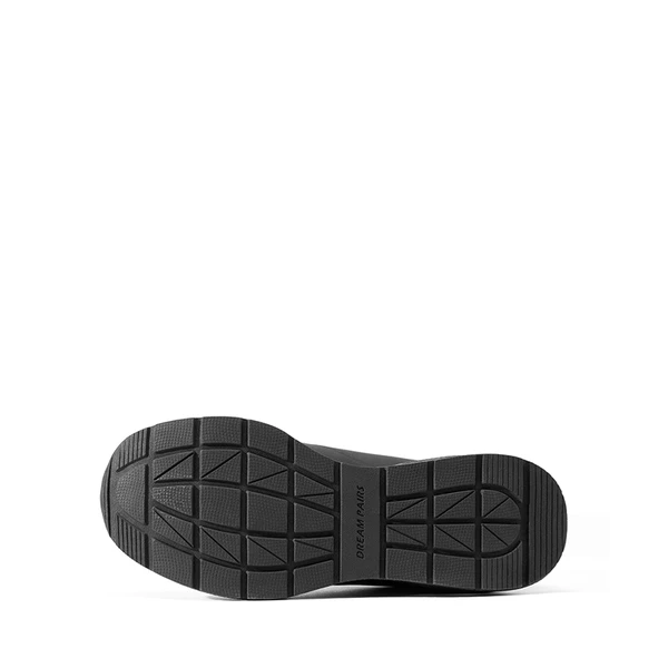 MAX Lace Up Air Cushion Platform Fashion Sneakers BLACK 4 MAX Lace Up Air Cushion Platform Fashion Sneakers BLACK - Image 2