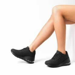 MAX Lace Up Air Cushion Platform Fashion Sneakers BLACK 14 MAX Lace Up Air Cushion Platform Fashion Sneakers BLACK -DREAM PAIRS Sales 0722 BLACK7 3