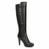 High Heel Knee High Boots BLACK PU -DREAM PAIRS Sales 0725 MILANN BLACK 20PU 4