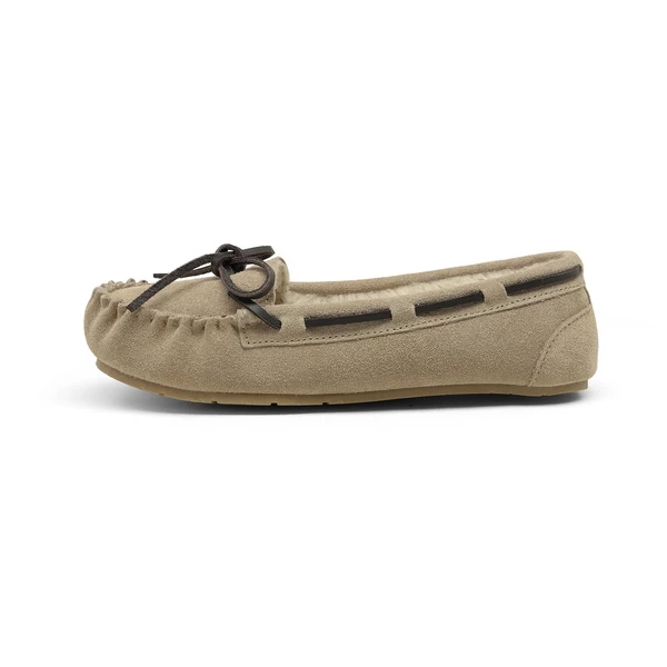 Faux Suede Moccasin Slippers SAND 7 Faux Suede Moccasin Slippers SAND - Image 5