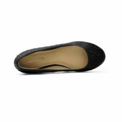 Ballet Rhinestone Sparkly Flats Shoes BLACK -DREAM PAIRS Sales 0727 DREAM PAIRS SOLE SHINE BLACK 3
