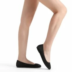 Ballet Rhinestone Sparkly Flats Shoes BLACK -DREAM PAIRS Sales 0727 DREAM PAIRS SOLE SHINE BLACK 5