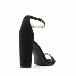 Chunky High Heel Sandals BLACK SUEDE -DREAM PAIRS Sales 0729 Black Suede 03