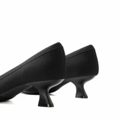 Knitted Pointed-Toe Kitten Heels BLACK 15 Knitted Pointed-Toe Kitten Heels BLACK -DREAM PAIRS Sales 0736 BLACK 6