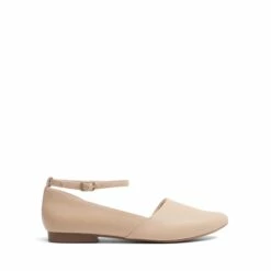 Ankle-Strap Pointed Toe D'Orsay Flats NUDE 10 Ankle-Strap Pointed Toe D'Orsay Flats NUDE -DREAM PAIRS Sales 0739 nude pu 2