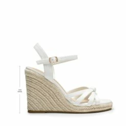 Espadrille Strappy Wedge Sandals WHITE-PU -DREAM PAIRS Sales 0742 WHITE PU 2