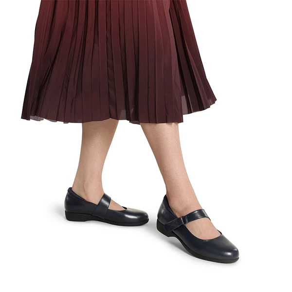 Mary Jane Non-Slip Comfortable Flats NAVY 3 Mary Jane Non-Slip Comfortable Flats NAVY
