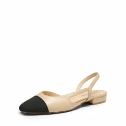 Slingback Cap Toe Flats NUDE -DREAM PAIRS Sales 0744 NUDE1