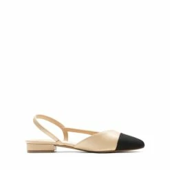 Slingback Cap Toe Flats NUDE -DREAM PAIRS Sales 0744 NUDE2