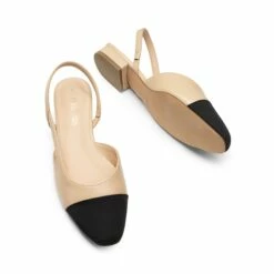 Slingback Cap Toe Flats NUDE -DREAM PAIRS Sales 0744 NUDE5