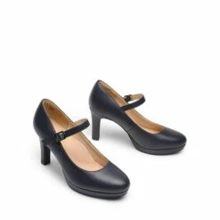 Mary Jane Platform Pumps NAVY -DREAM PAIRS Sales 0745 NAVY5