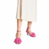 Flower Kitten Heel Sandals HOT PINK-PU -DREAM PAIRS Sales 0746 HOT PINK PU7