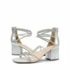 Square Toe Strappy Sandals SILVER RHINESTONE -DREAM PAIRS Sales 0751 SILVER RHINESTONE 3