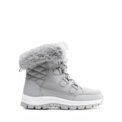 Non-Slip Cozy Outdoor Snow Boots LIGHT GREY -DREAM PAIRS Sales 0758 LIGHT GREY2