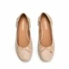 Bowknot Soft Foldable Ballet Flats NUDE -DREAM PAIRS Sales 0803 19