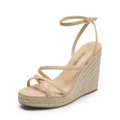 Espadrille Strappy Platform Sandals NUDE -DREAM PAIRS Sales 0806 NUDE1