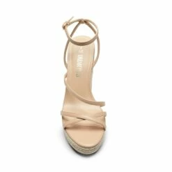 Espadrille Strappy Platform Sandals NUDE -DREAM PAIRS Sales 0806 NUDE3