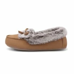 Slip On Faux Fur Lining Slippers TAN 10 Slip On Faux Fur Lining Slippers TAN -DREAM PAIRS Sales 0815 tan 2