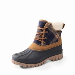 Faux Fur Lined Duck Snow Boots TAN -DREAM PAIRS Sales 0816 TAN1