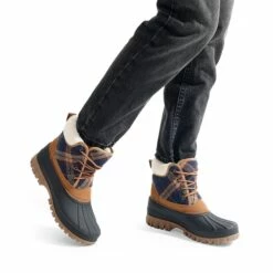 Faux Fur Lined Duck Snow Boots TAN -DREAM PAIRS Sales 0816 TAN7