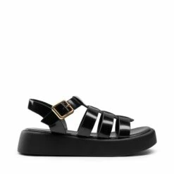 Soft Cushion Gladiator Platform Sandals BLACK -DREAM PAIRS Sales 0818 BLACK 2