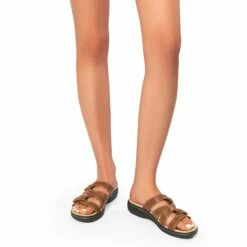 Arch Support Casual Slide Sandals TAN -DREAM PAIRS Sales 0824 tan8