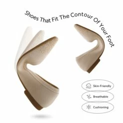 Lightweight Pointed Toe Sparkly Flats APRICOT -DREAM PAIRS Sales 0833 杏色2