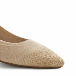 Lightweight Pointed Toe Sparkly Flats APRICOT -DREAM PAIRS Sales 0833 杏色5