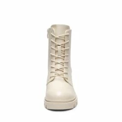Lug Sole Combat Boots BEIGE -DREAM PAIRS Sales 0834 BEIGE 3