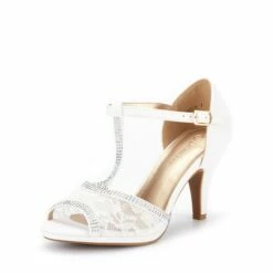 Stiletto Open Toe Strappy Sandals WHITE -DREAM PAIRS Sales 0849 062b37cd1d60