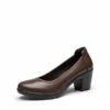[Stand All Day Pumps] Edena Chunky Low Block Heel Pumps BROWN -DREAM PAIRS Sales 0852 1