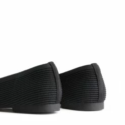 Elegant Square Toe Knit Bow Flats BLACK -DREAM PAIRS Sales 0853 BLACK 7