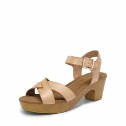Chunky Criss Cross Platform Sandals NUDE 11 Chunky Criss Cross Platform Sandals NUDE -DREAM PAIRS Sales 0853 nude 2