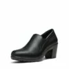 Wide Width Comfortable Round Toe Block Heel Pumps BLACK -DREAM PAIRS Sales 0856 1