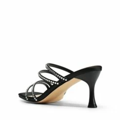 Square Toe Strappy Heel Sandals BLACK-RHINESTONE -DREAM PAIRS Sales 0901 BLACK RHINESTONE3