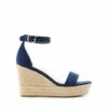 Platform One Strap Espadrille Wedge Sandals NAVY -DREAM PAIRS Sales 0901 NAVY2