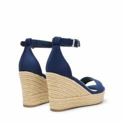 Platform One Strap Espadrille Wedge Sandals NAVY -DREAM PAIRS Sales 0901 NAVY4