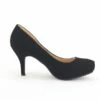 Classic Closed Toe 3 Inch Heels Pumps BLACK NUBUCK -DREAM PAIRS Sales 0903 DREAM PAIRS Women TIFFANNY BLACK NUBUCK 3
