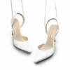Lace-Up High Stilleto Pumps WHITE-SATIN -DREAM PAIRS Sales 0906 WHITE SATIN3