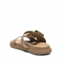 Arch Support Buckle Slide Sandals COGNAC -DREAM PAIRS Sales 0909 COGNAC3