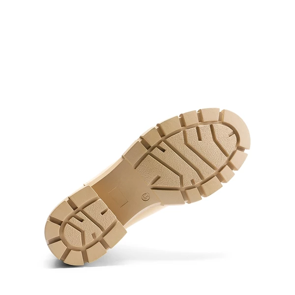 Chunky Lug Sole Chelsea Boots NUDE 9 Chunky Lug Sole Chelsea Boots NUDE - Image 7