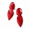 Ankle Strap Pointed Toe Flats With V-Cut Vamp RED -DREAM PAIRS Sales 0912 RED 4