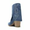 Fold Over Cuff Denim Cowgirl Boots DENIM BLUE 1 Fold Over Cuff Denim Cowgirl Boots DENIM BLUE -DREAM PAIRS Sales 0914 BLUE4